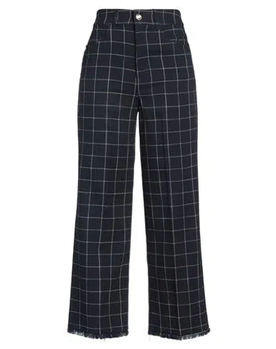 Marella Woman Pants Midnight Blue Size 8 Viscose, Polyester, Elastane