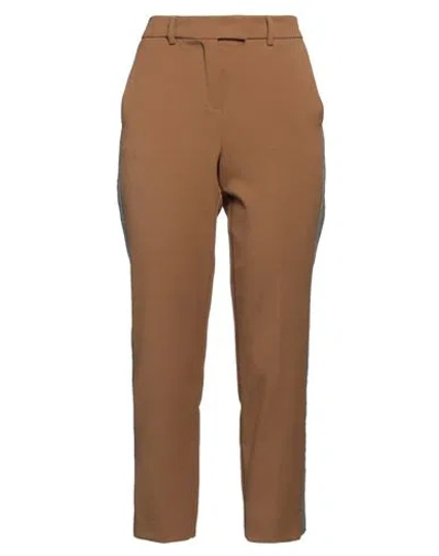 Marella Woman Pants Mustard Size 10 Polyester, Viscose, Elastane In Yellow