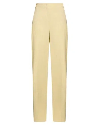 Marella Woman Pants Pastel Yellow Size 8 Polyester, Elastane