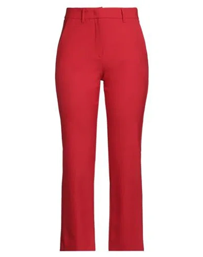 Marella Woman Pants Red Size 6 Polyester, Virgin Wool, Elastane