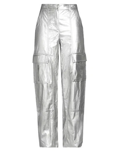 Marella Woman Pants Silver Size 4 Viscose