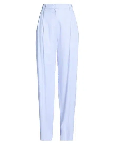 Marella Woman Pants Sky Blue Size 12 Lyocell, Viscose, Elastane