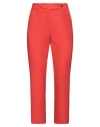 Marella Woman Pants Tomato Red Size 12 Polyester, Wool, Elastane