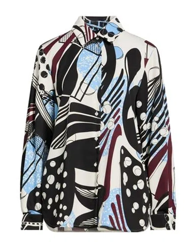 Marella Woman Shirt Black Size 8 Polyester