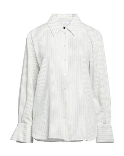 Marella Woman Shirt White Size 10 Viscose, Polyamide