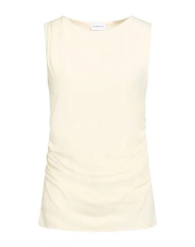 Marella Woman Top Beige Size L Viscose, Elastane In Neutral