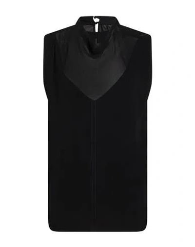 Marella Woman Top Black Size 10 Viscose