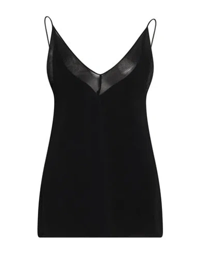Marella Woman Top Black Size 10 Viscose