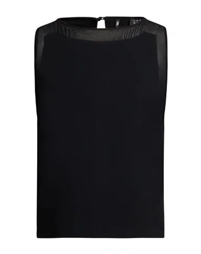 Marella Woman Top Black Size 4 Polyester
