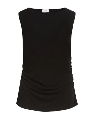 Marella Woman Top Black Size Xl Viscose, Elastane