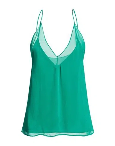 Marella Woman Top Emerald Green Size 6 Viscose