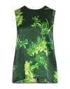 Marella Woman Top Green Size 8 Silk In Green