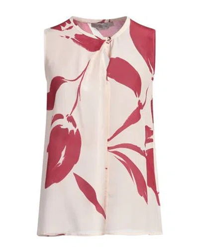 Marella Woman Top Ivory Size 8 Silk In White