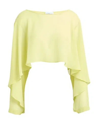 Marella Woman Top Lime Green Size Onesize Polyester In Gold