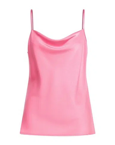 Marella Woman Top Pink Size 6 Triacetate, Polyester In Brown