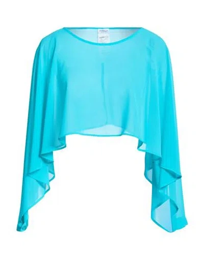 Marella Woman Top Turquoise Size Onesize Polyester In Blue