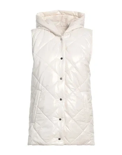 Marella Woman Vest Ivory Size S Polyamide In White