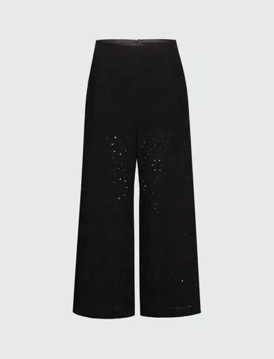 Marella Women's Era Eyeley Pant In Black