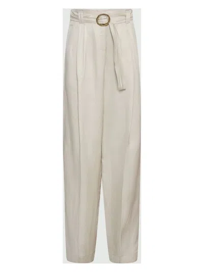 MARELLA WOMEN'S FATTO LONG TROUSER ARENA | SIZE 48 | 2513131124200002