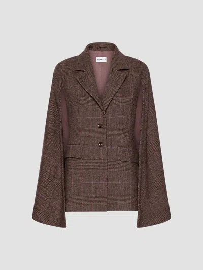 Marella Women's Lightweight Wool Blend Cape Jacket In Orange