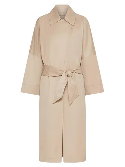 Marella Women's Oversized Trench Coat In Nude