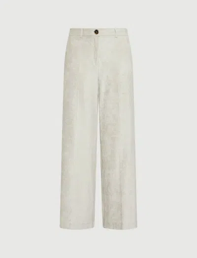 Marella Women's Pants Ivory In Multi