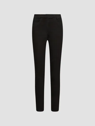 Marella Women's Skinny Stretch Cotton Trousers In Black