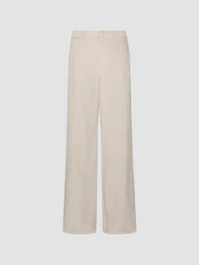 Marella Women's Stretch Corduroy Five Pocket Trousers In Neutral