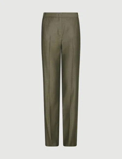 Marella Edison Tailored Trousers In Green