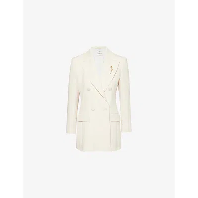 Marella White Waisted Blazer