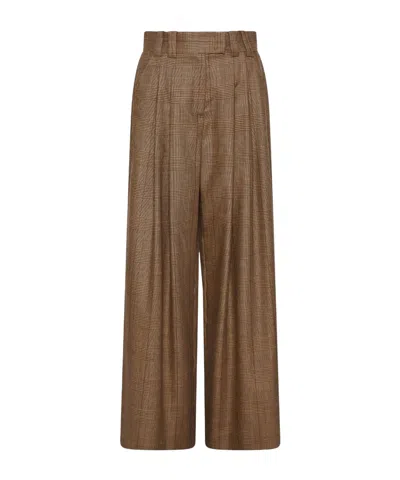 MARELLA WOOL PALAZZO TROUSERS