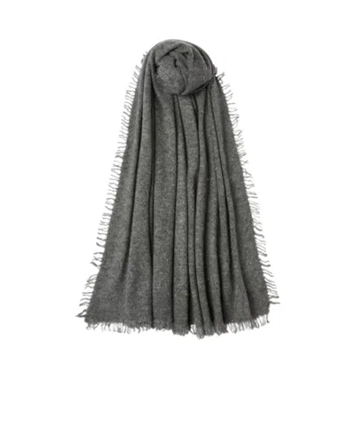 Marella Wool Scarf In Gray