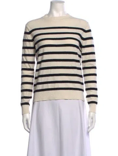 Pre-owned Marella Wool Striped Sweater In Neutrals