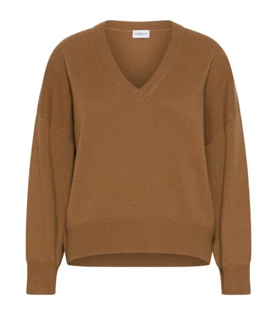 Marella Wool-cashmere Sweater In Brown