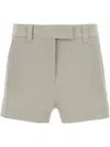 Marella Stretch Viscose And Linen Micro Pants In 灰色