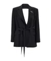Marella X Emily Ratajkowski Cutout Blazer In Black