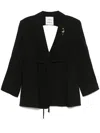 Marella X Emily Ratajkowski Blazer Mit Cut-out In Schwarz
