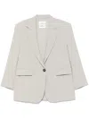 Marella X Emily Ratajkowski Over Blazer In Grey
