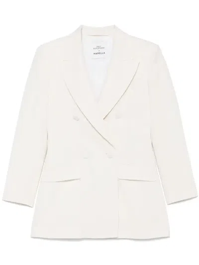 Marella X Emily Ratajkowski Waisted Blazer In White