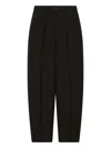 Marella X Stella Maxwell Smoking Barrel-leg Trousers In Black