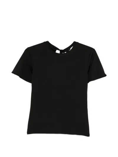 Marella Zinnia Tie-back T-shirt In Black