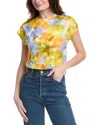 Shop Marella Zum T-shirt In Yellow