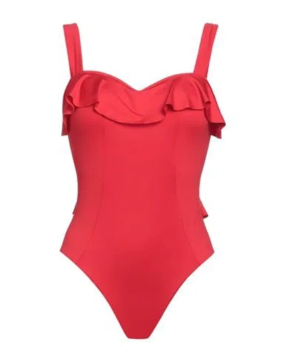 Marette® Marette Woman One-piece Swimsuit Red Size 10 Polyamide, Elastane