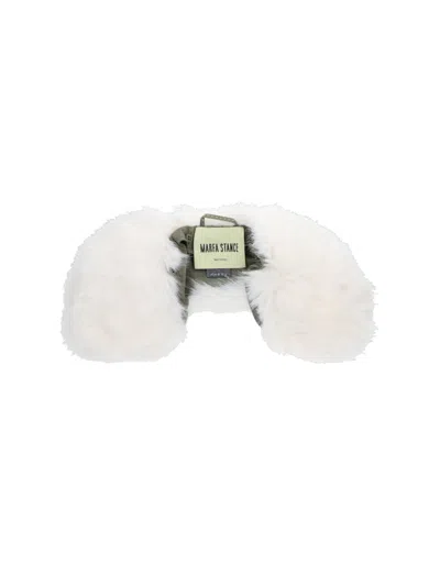 Marfa Stance Faux Fur Collar In White