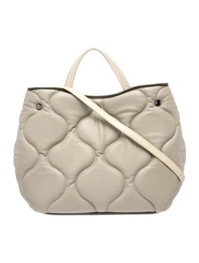 Pre-owned Marfa Stance Leather Shoulder Bag In Neutral