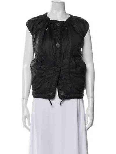 Pre-owned Marfa Stance Nylon Vest In Gray