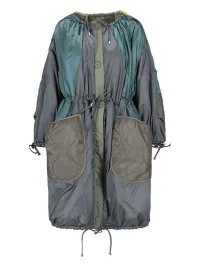 MARFA STANCE "PARACHUTE PATCHWORK" REVERSIBLE PARKA