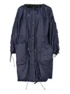 Marfa Stance Parachute Reversible Parka In Blue