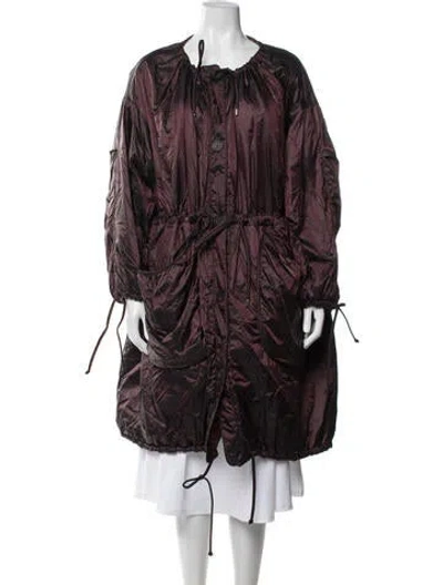 Pre-owned Marfa Stance Parka In Purple