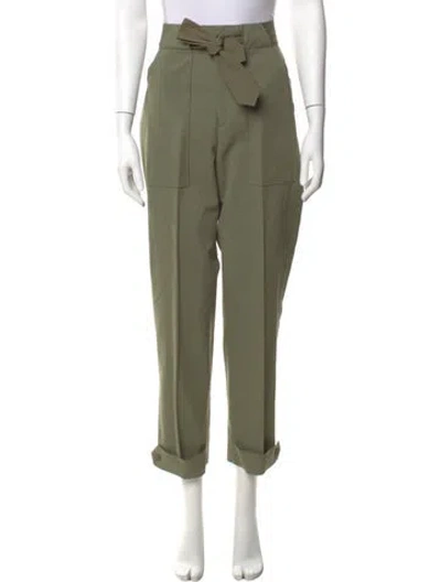 Pre-owned Marfa Stance Straight Leg Pants In Green